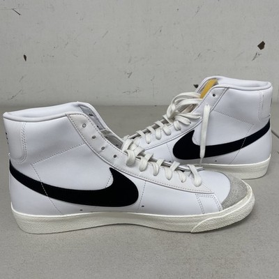 Nike Blazer Mid '77 Vintage White Black Men s Size 9 Sneakers NEW | BQ6806-100