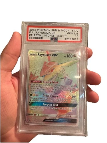 Rayquaza GX (Secret) 177/168 Sm-Celestial Storm Holo
