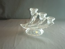 3 er Kerzenleuchter  Kristall Glas  Rattenberg  Kisslinger  Tirol