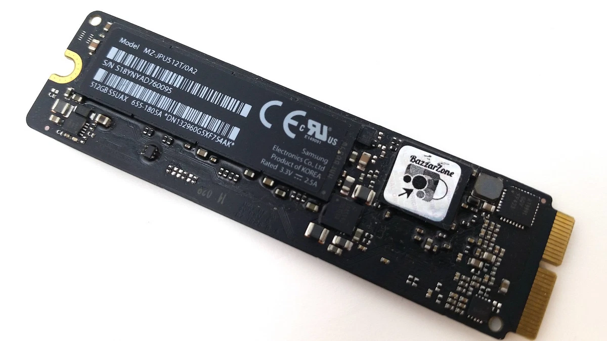 A1466 , A1465 MacBook Air 500GB SSD Pcie 2013 2014 2015 2017 MZ-JPU512T/0A2  OEM