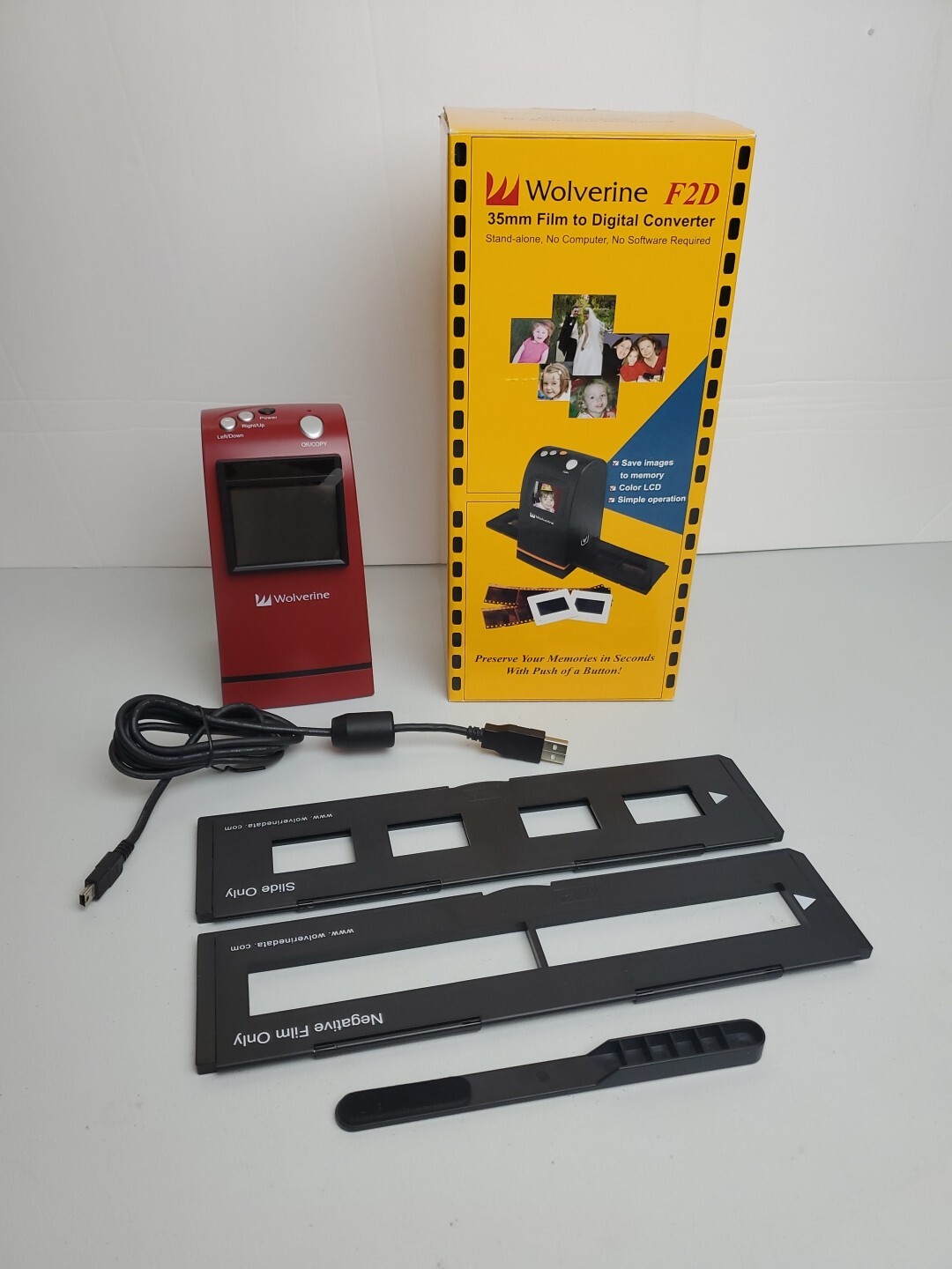 Picture Scanner For Photos To Digital Wolverine F2D Super Plus