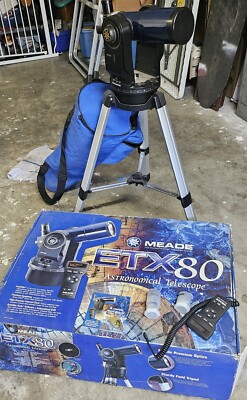 Meade ETX-80 Refracting Telescope with Autostar Control  with Tripod and Bag