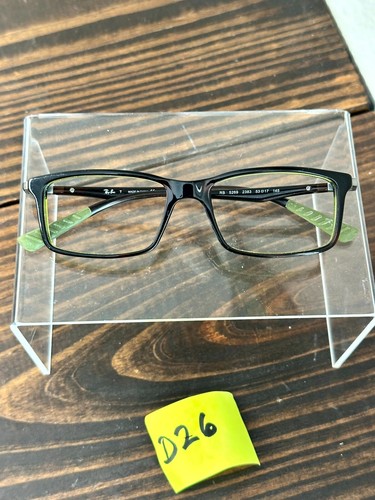 Ray-Ban RB5269 2383 Poliert Schwarz Grün Brille Brillengestell Rechteckig Vollrand - Bild 8 von 8