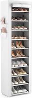 Vicye Schuhregal Mit 11 Ebenen, Schuhschrank Schmal Und Hoch FüR 20-22 Paar Schu