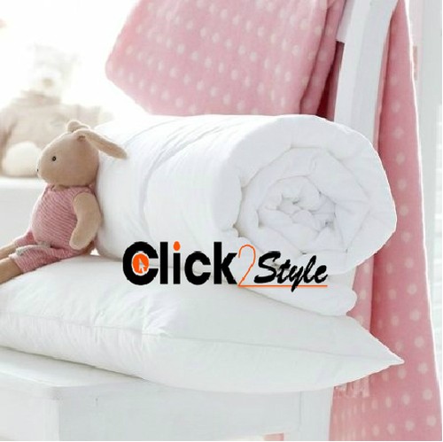 ANTI ALLERGY COT BED DUVET QUILT PILLOW NURSERY BABY TODDLER JUNIOR - Afbeelding 2 van 8