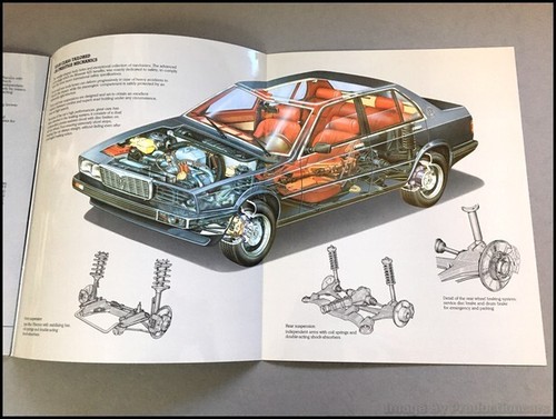 1987 1988 Maserati Biturbo 425 24-page Original Car Sales Brochure Catalog - Picture 12 of 13