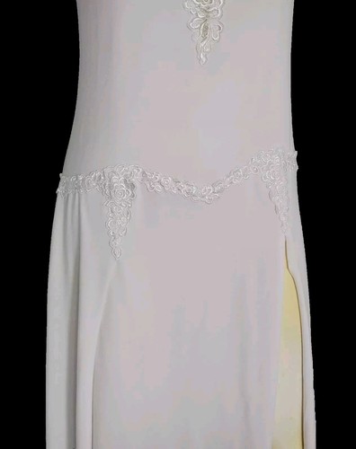 VTG Intima Belle Donna Bridal Nightgown Sexy Ribbon Embroidery Lace Lingerie - Picture 13 of 17