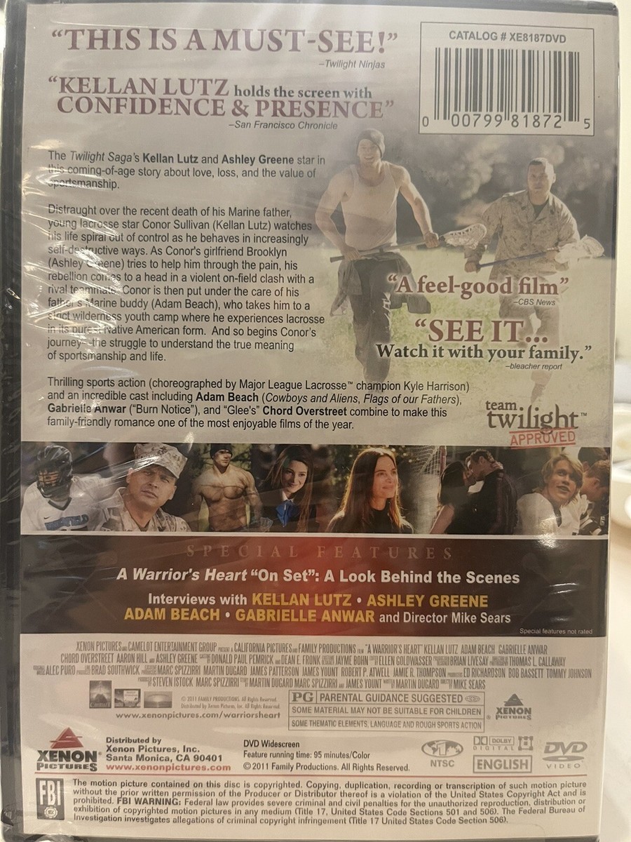 A Warrior's Heart (DVD, 2011) New! 799818725| eBay