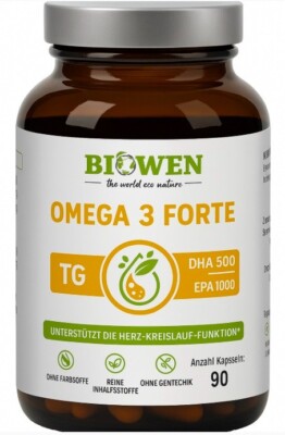 BIOWEN Omega 3 Forte DHA 500 EPA 1000   90 Kapseln