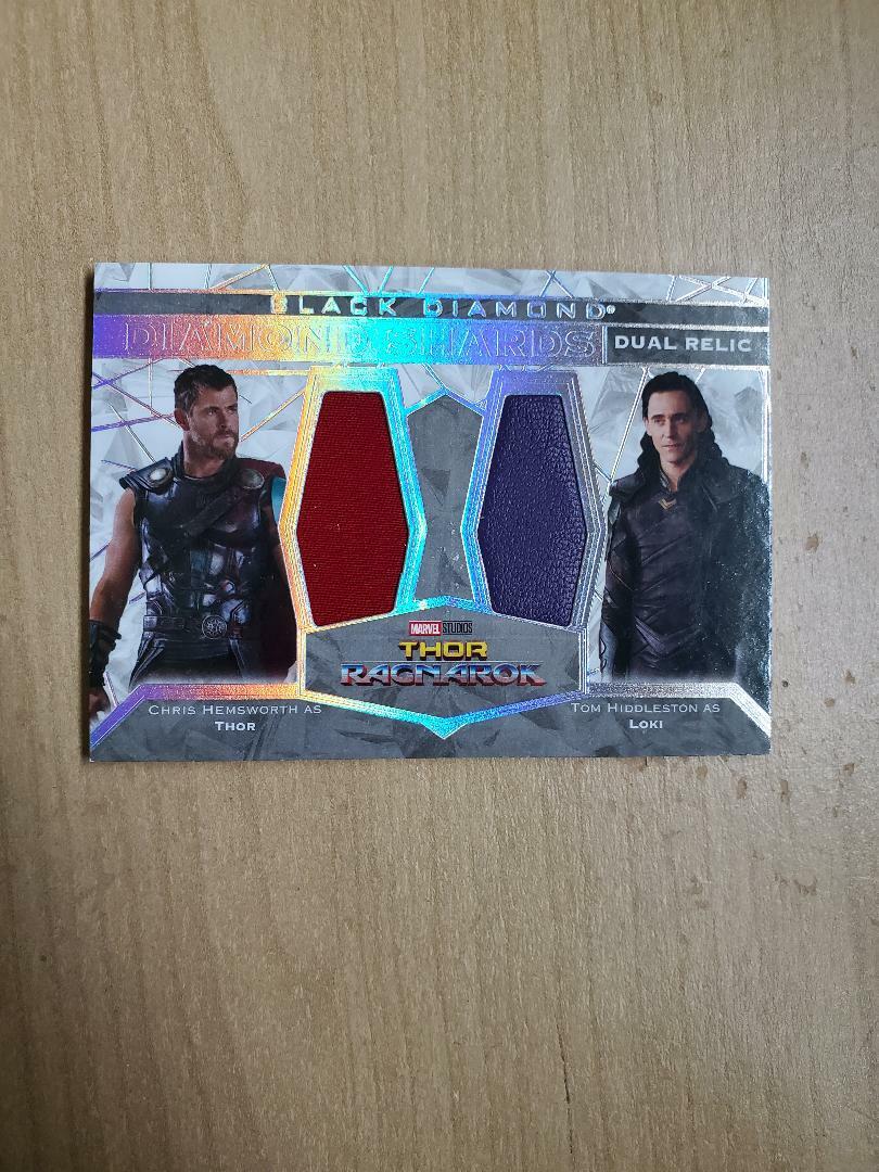 2021 Upper Deck Marvel Black Diamond Shards dual relic THOR 2021 Upper Deck Marvel Black Diamond Shards dual relic THOR