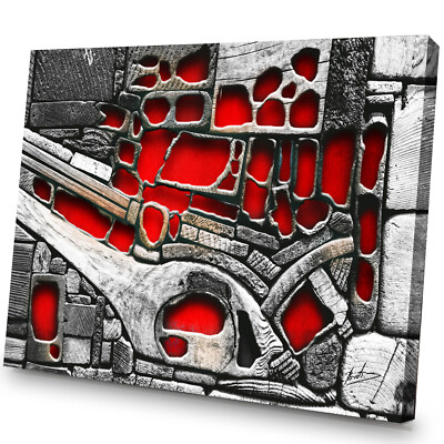 LEINWAND BILD Abstrakt 3D Bunt WANDBILDER WOHNZIMMER Max. 200x100x4cm 1176