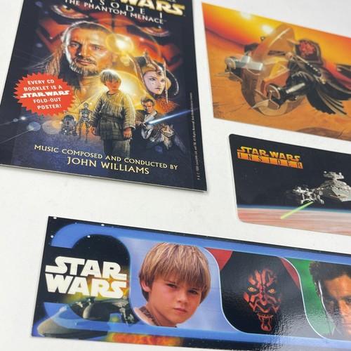 Star Wars Insider Vtg Phantom Menace Membership Card Postcards Bookmark 6 Pc Lot - Picture 3 of 9