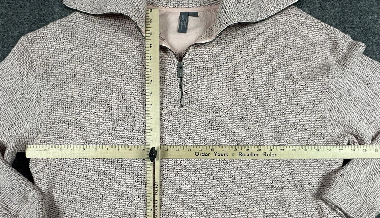 sweaty-betty pullover 1/4 zip oversized collar lagon sweatshirt