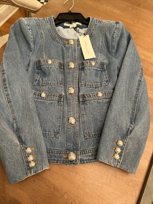 VERONICA BEARD FERAZIA DENIM JACKET NET sz10