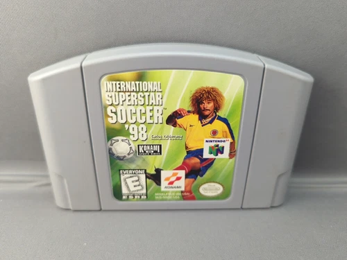 * International Superstar Soccer '98 (Nintendo 64 N64, 1998) Cartridge Only