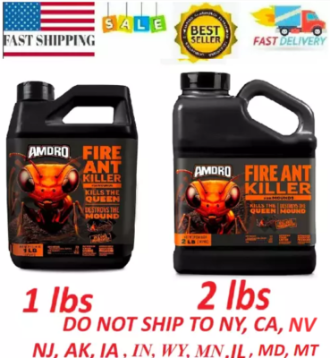 Amdro Fire Ant Bait Mound Treatment Fire Ant Killer, 1 lbs , 2 lbs