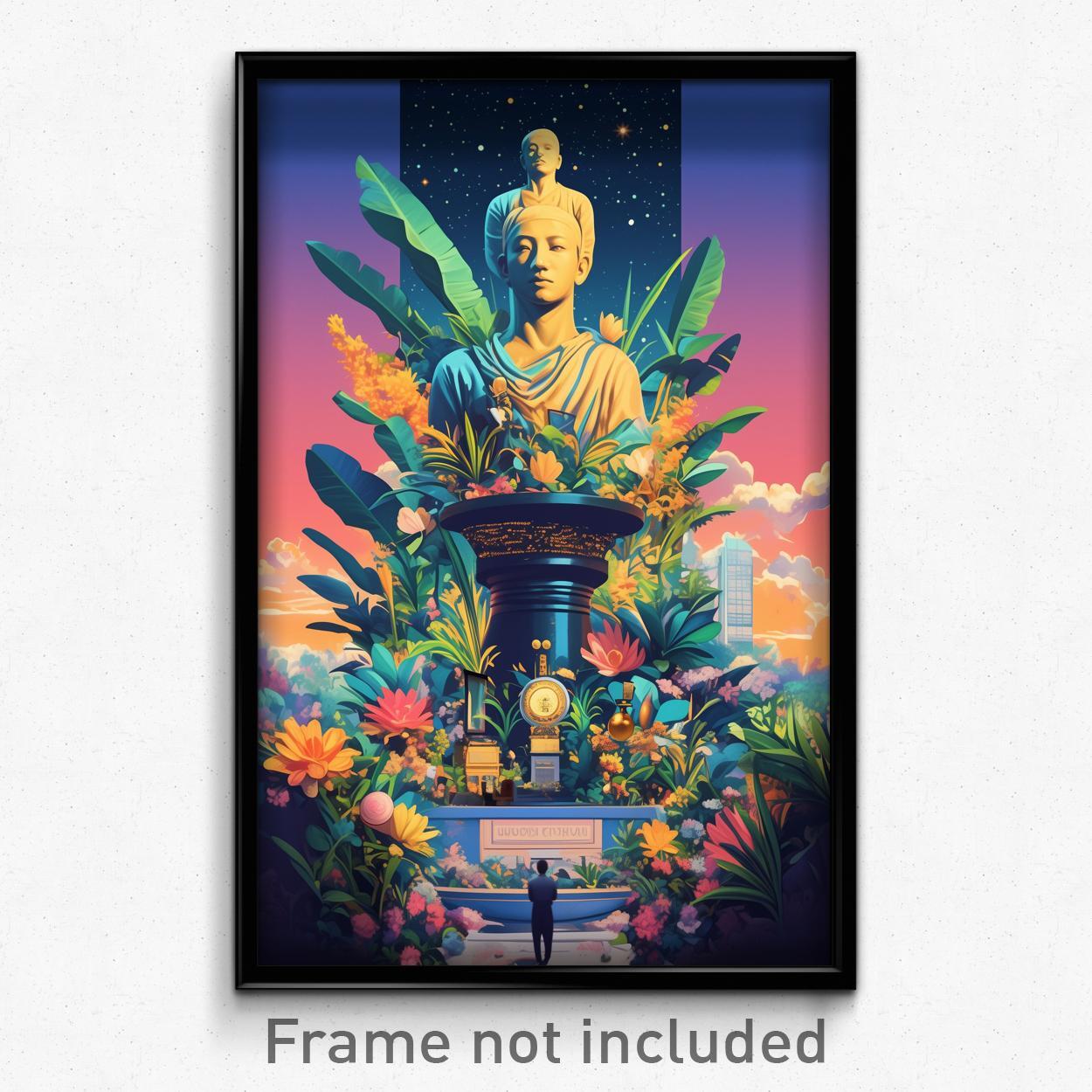 Vintage Korean Movie Poster Retro Film Art Bright Awards Print