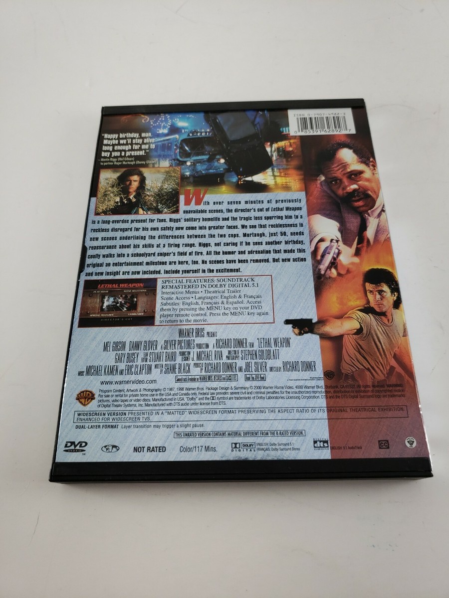 Lethal Weapon (DVD, 2000, Directors Cut) 85391628927| eBay