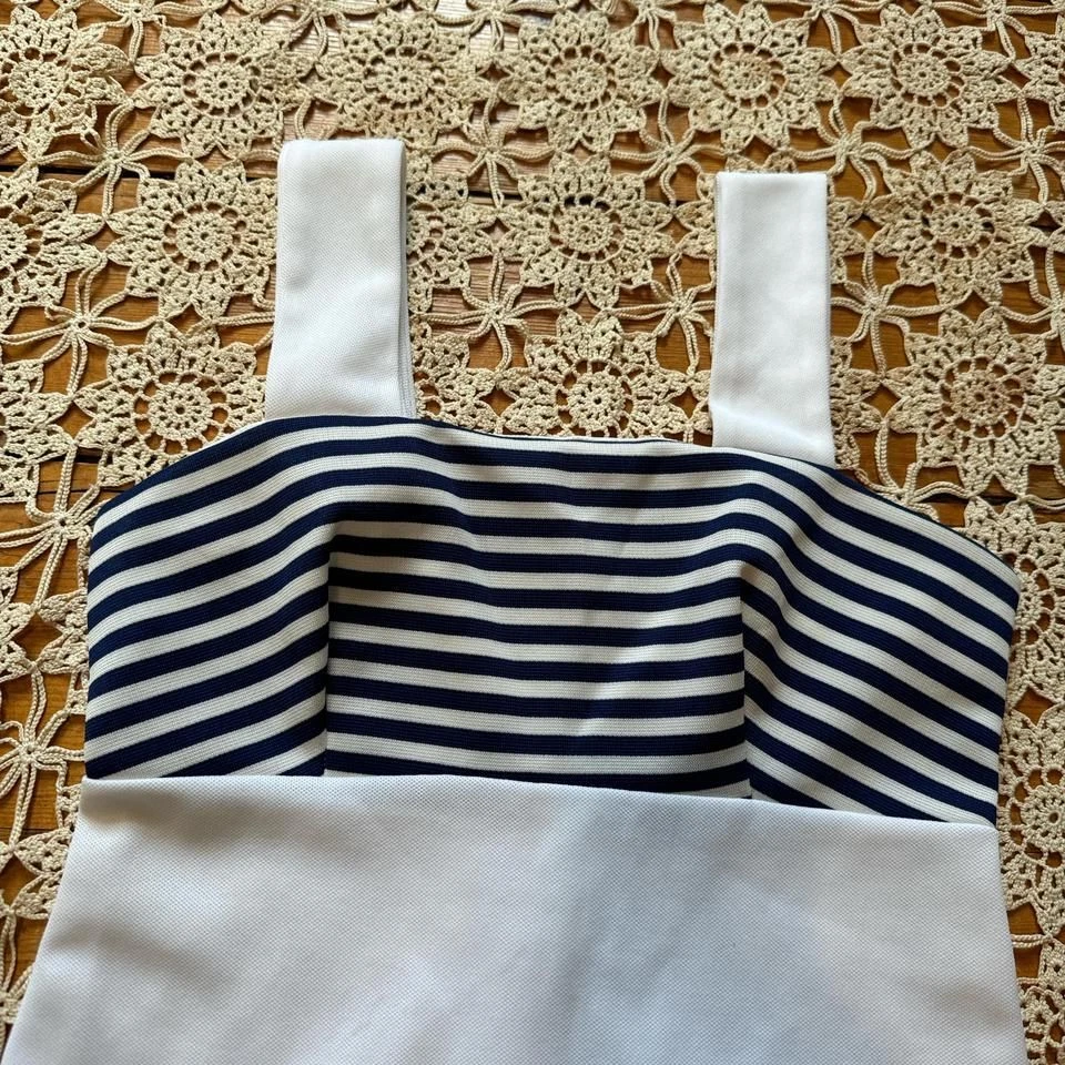 Vestido Tenis Kim Morgen Años 70 Vintage Talla 3/4 Foto 2 de 4