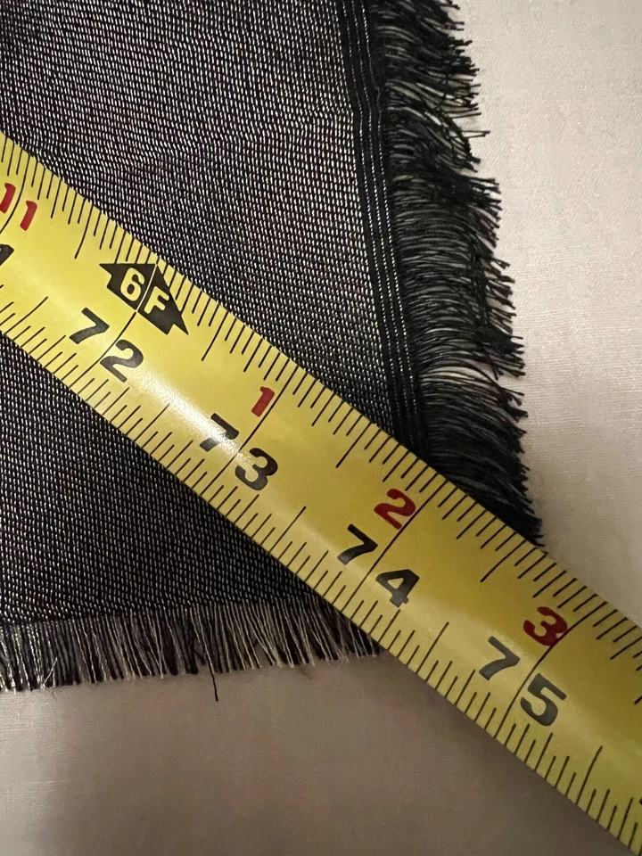 Louis Vuitton Negro Monograma Mantón Bufanda Doble Estampado Ambos Lados Hecho en Italia  Foto 4 de 4