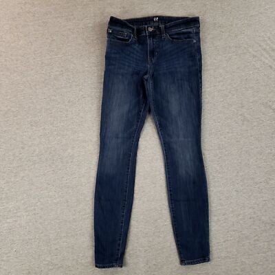 Gap 27 Regular Legging Jean Jegging Stretchy Modern Current Dark Wash