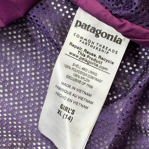 Patagonia Jacket Youth Girls XL 14 Pink 3 In 1 Hooded Ski Coat H2NO Rain 68366 - Picture 14 of 22