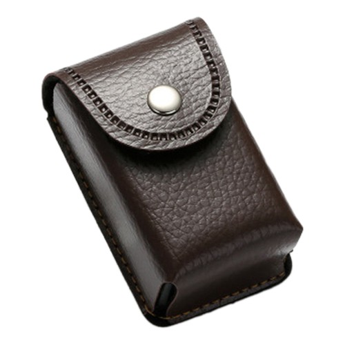 Portable Leather Folding Glasses Case Soft Eyeglass Protective Pouches - Picture 8 of 14