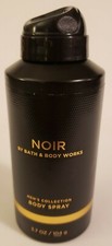 BATH BODY WORKS NOIR MENS COLLECTION BODY SPRAY 3.7 OZ