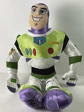 Disney Store Pixar Toy Story Buzz Lightyear 18" Plush Soft Face Disney Andy