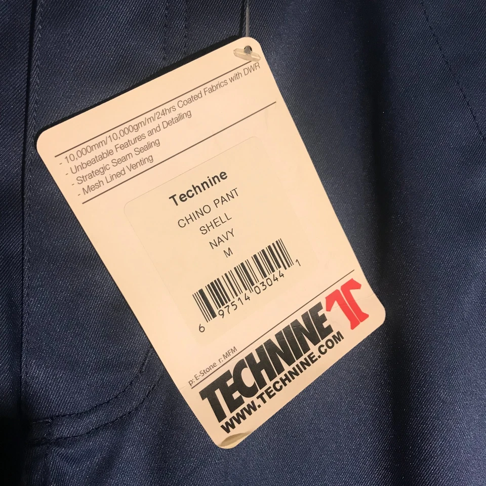 Brand New Technine Chino Shell Snowboard Pants Navy Blue Men's Size L Large DC - Image 3 of 3