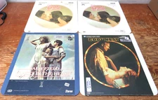Vintage Videodisc LOT of 4 / RCA / CBS FOX Video Romeo Juliet Body Heat