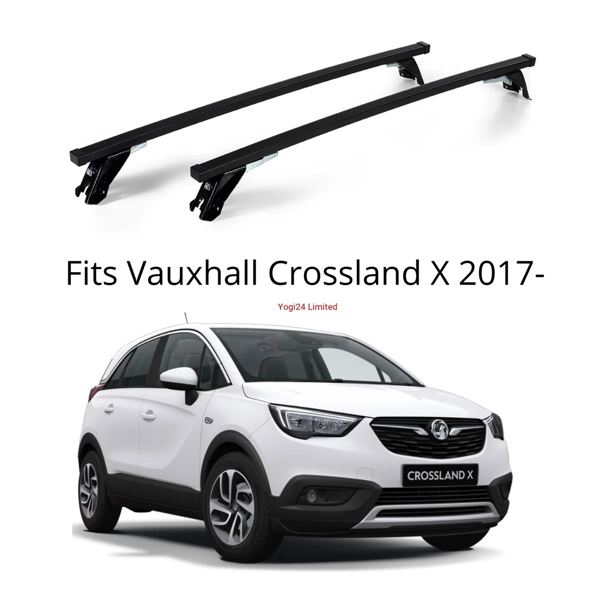 Vauxhall crossland x roof bars sale
