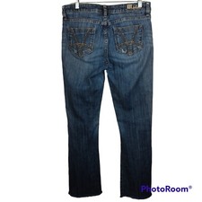 KUT from the Kloth FARRAH Baby BootCut Women's Jeans Size 8 Distressed Raw Hem