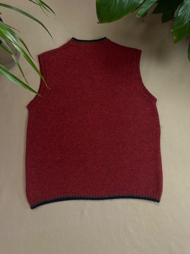 Burberry London Mens Wool Quite Luxury V Neck Vest Model Satab Size 5 Fit L - Picture 7 of 11