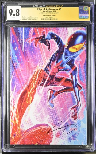 Edge of Spider-Verse #3 John Giang Signed Fan Expo Virgin Variant CGC SS 9.8