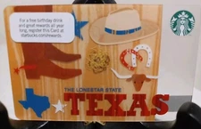 STARBUCKS 2012" TEXAS 🌟 THE LONE STAR STATE " VHTF~ GREAT ART🔥GREAT PRICE
