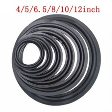 4/5/6.5/8/10/12" Elastic Rubber Ring Speaker Surround Repair Foam Woofer Edge