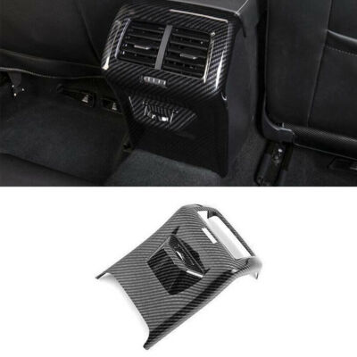 For VW Golf MK7 MK7.5 2018-2019 Carbon Fiber Rear Air Outlet Vent Frame Decor 1*