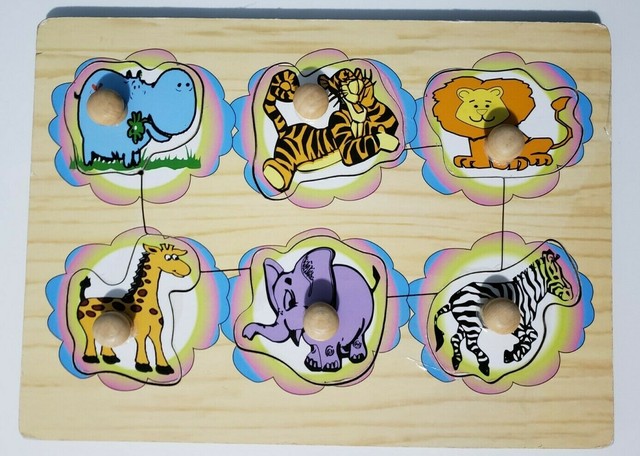 hape creative toddler wooden peg puzzle