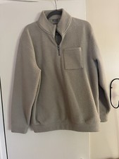 Gap Men s Fleece Pullover Sherpa Quarter Zip Size M