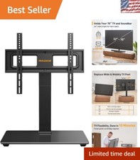 Durable Swivel Mount for TVs Up to 70 Inches - Adjustable Height  Tilt Function