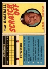 1971 Topps Scratch-Offs Baseball #10 Al Kaline NM