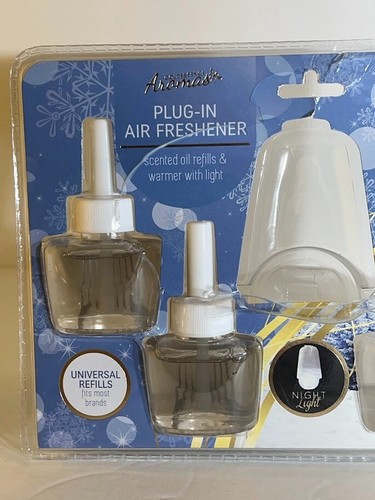 Goldessence Aromas Plug In Air Freshener Scented Fragrance Snowy Pines Winter - Picture 2 of 5