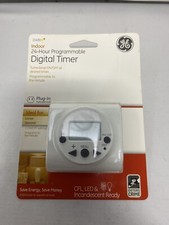 NEW SEALED GE 15430 Plug-In Indoor 24-Hour Programmable Digital Timer