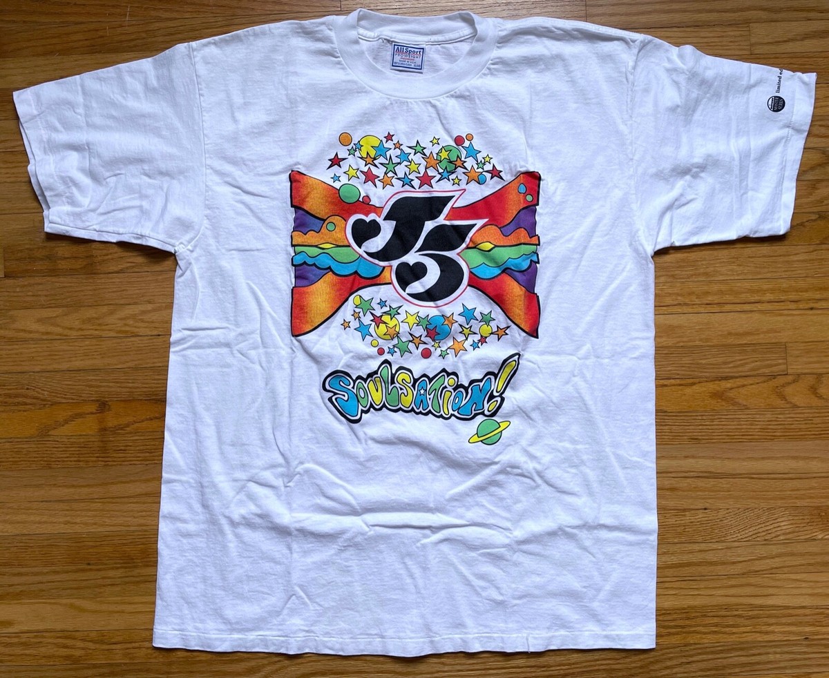 THE JACKSON FIVE J5 Soulsation! 1995 VINTAGE PROMO T-SHIRT XL 