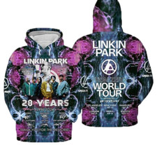 BG Linkin Park 1996-2024 From Zero World Tour All Over Print Hoodie XS-5XL
