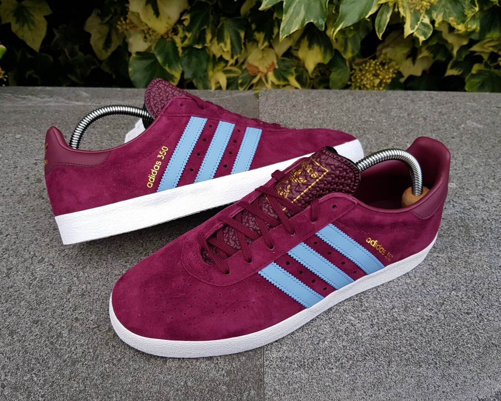 adidas 350 claret and blue
