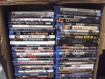 DVD BLUE RAY LOT OF 90 GREAT MOVIES { BOX 1 } | eBay
