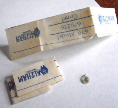 2 WALTHAM WRIST WATCH  MODEL 679 CONEL HAIRSPRING NOS    ------E - 176
