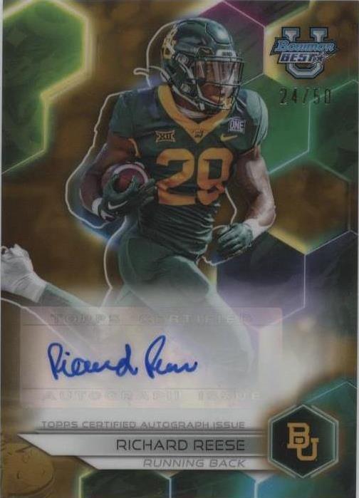 Cards Rich Rteese 2023 Bowman's Best University - Best of 2023 Autographs Richard Reese # ...